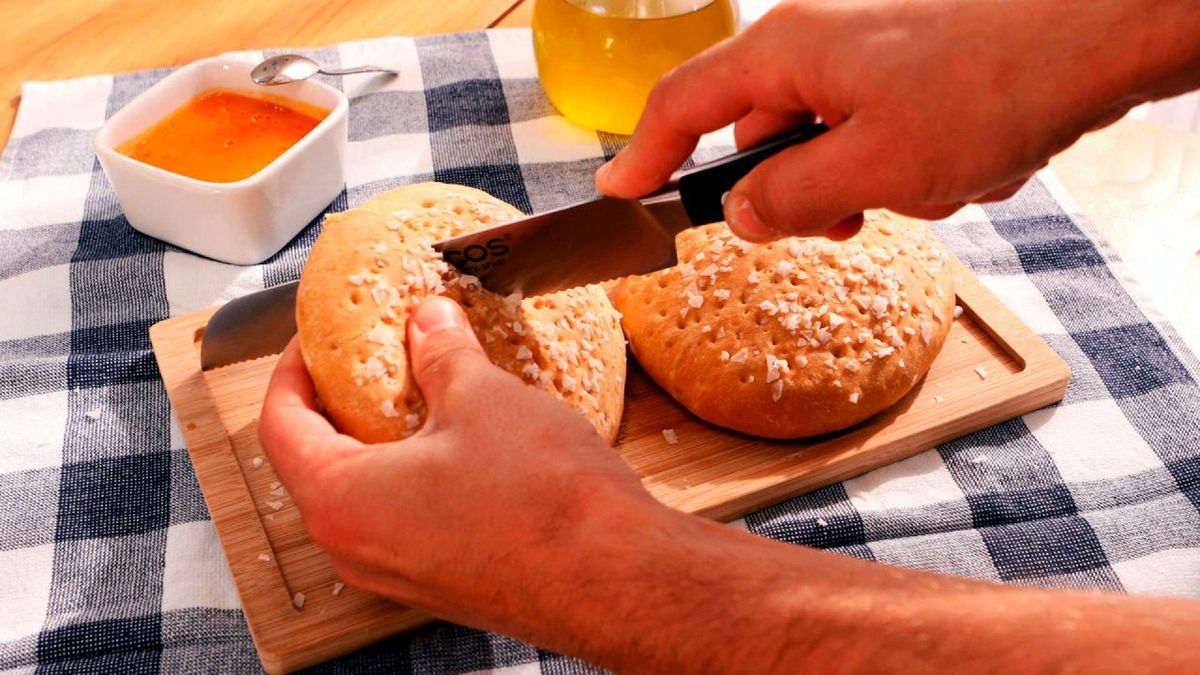 Tortas de pan de aceite y sal   Paso 7