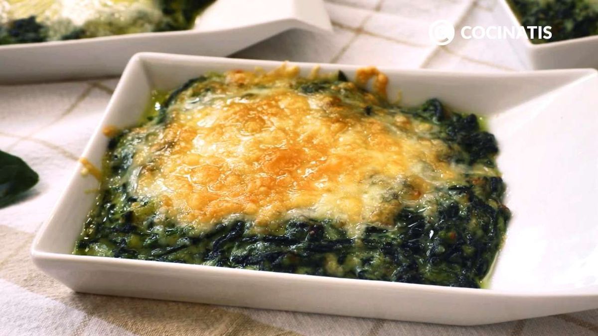 Receta de espinacas a la crema