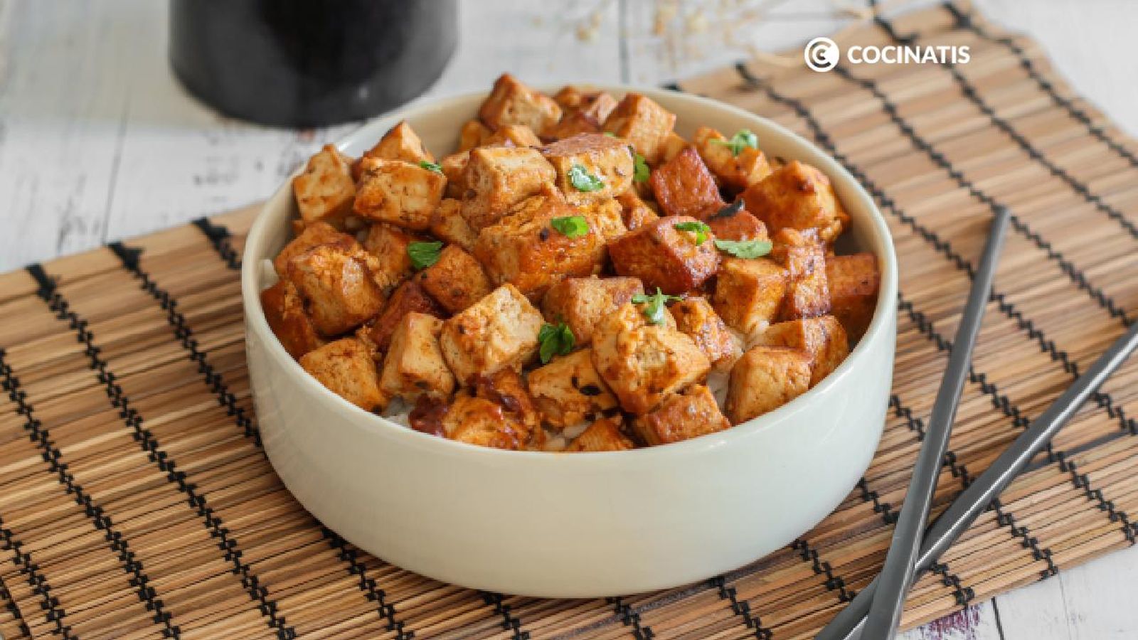 Tofu marinado