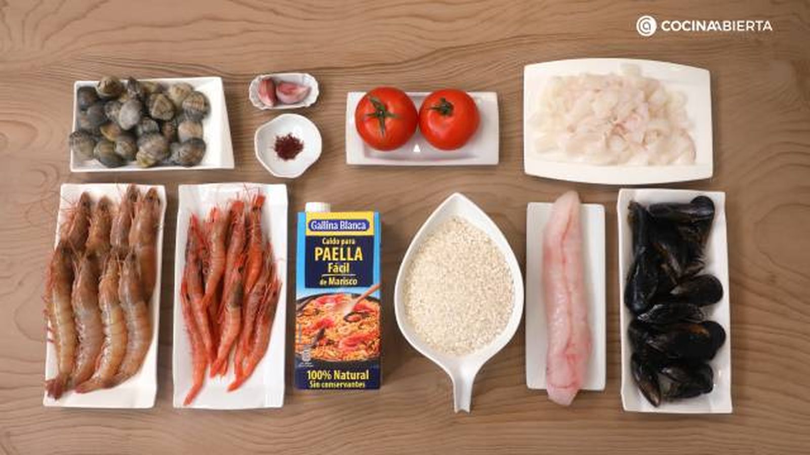 GallinaBlanca Paella marisco facil ingredientes GallinaBlanca Paella marisco facil ingredientes