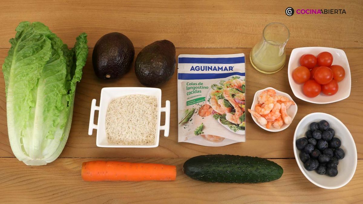 poke bowl langostinos ing