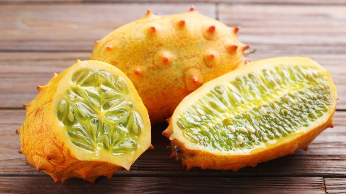 Fruta kiwano o malón africano