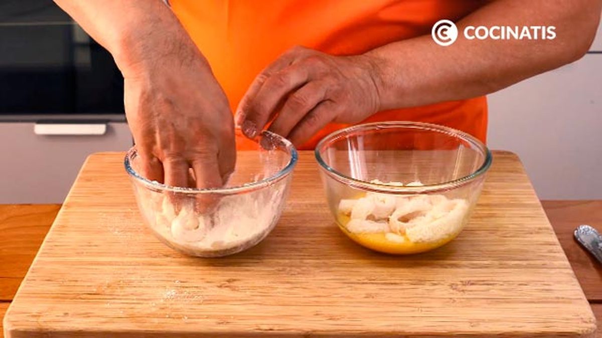 Receta de bocadillo de calamares con mayonesa  paso 3