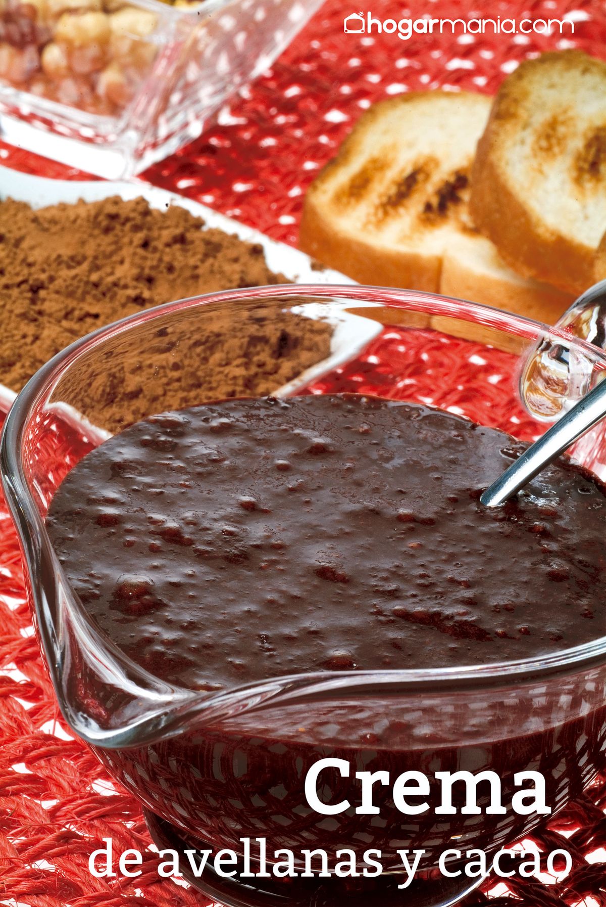 crema avellanas receta