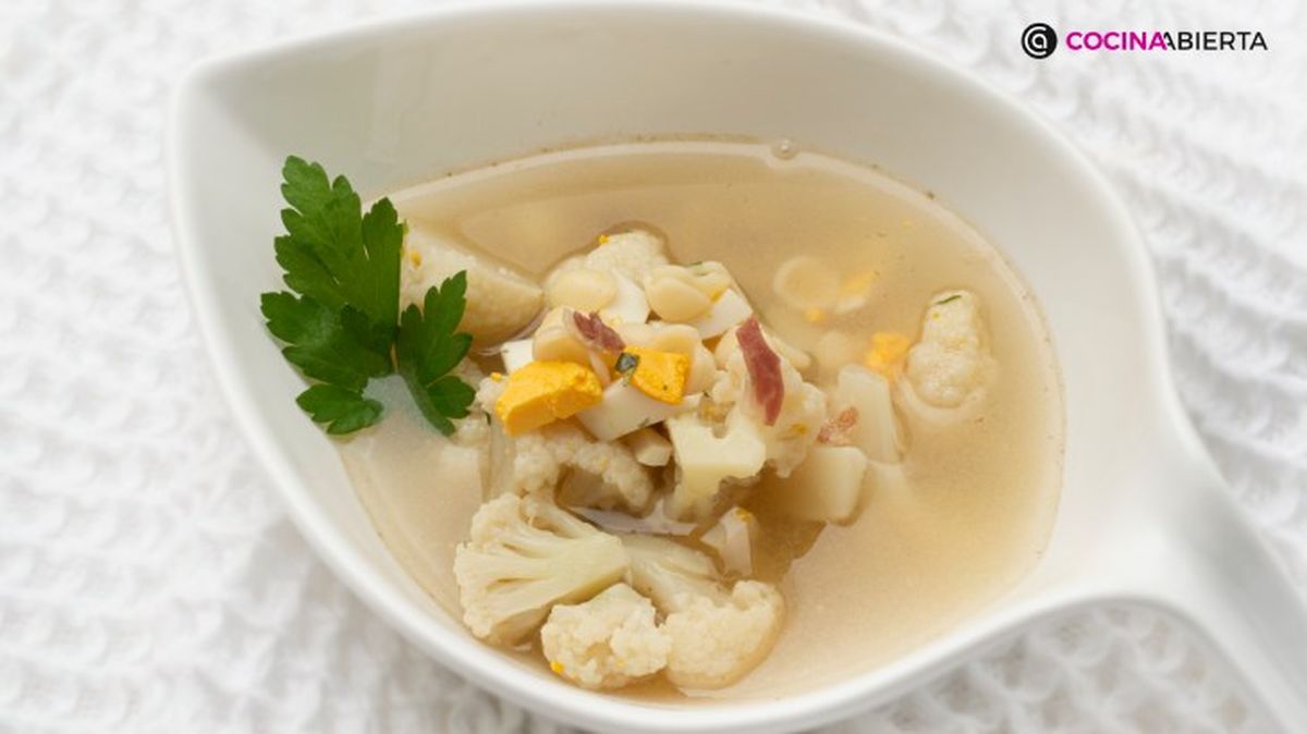 Sopa de coliflor