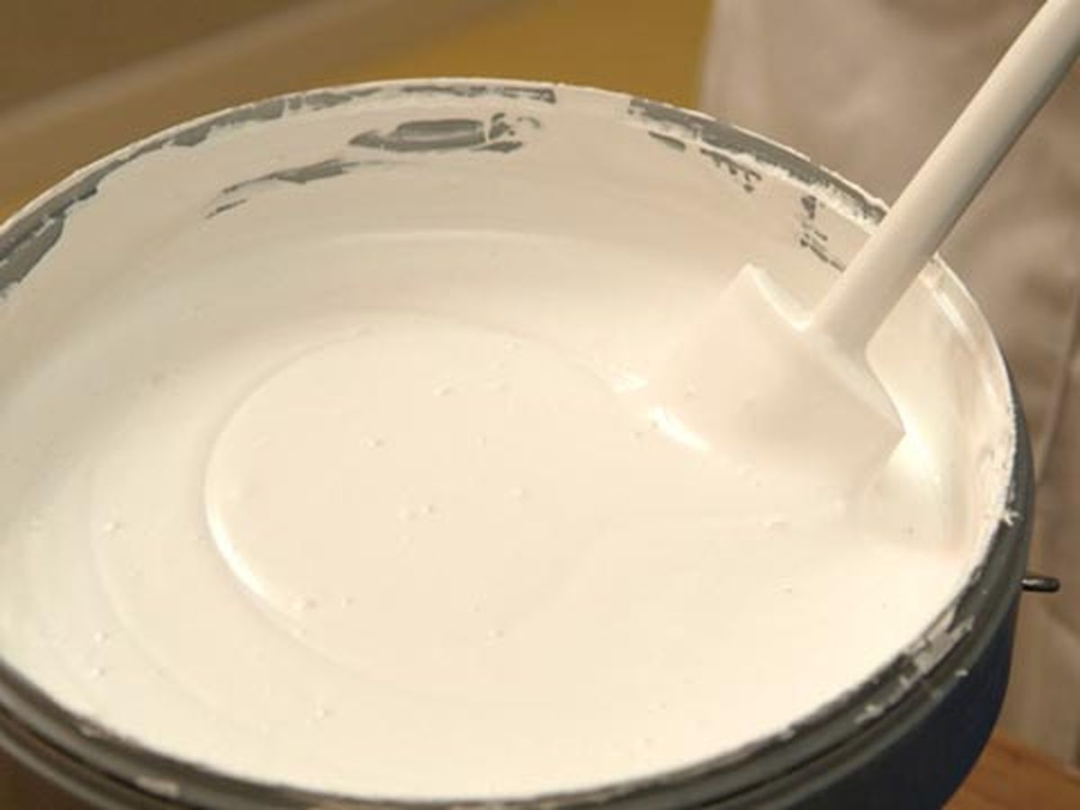 Pintar techo de yeso laminado paso 3