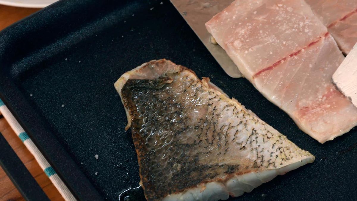 Receta de corvina al horno con frutos secos  paso 5