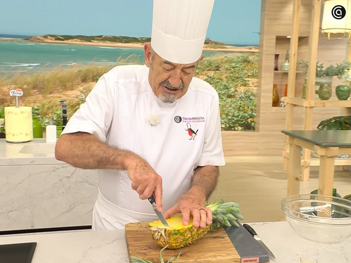 Piña rellena - paso 4