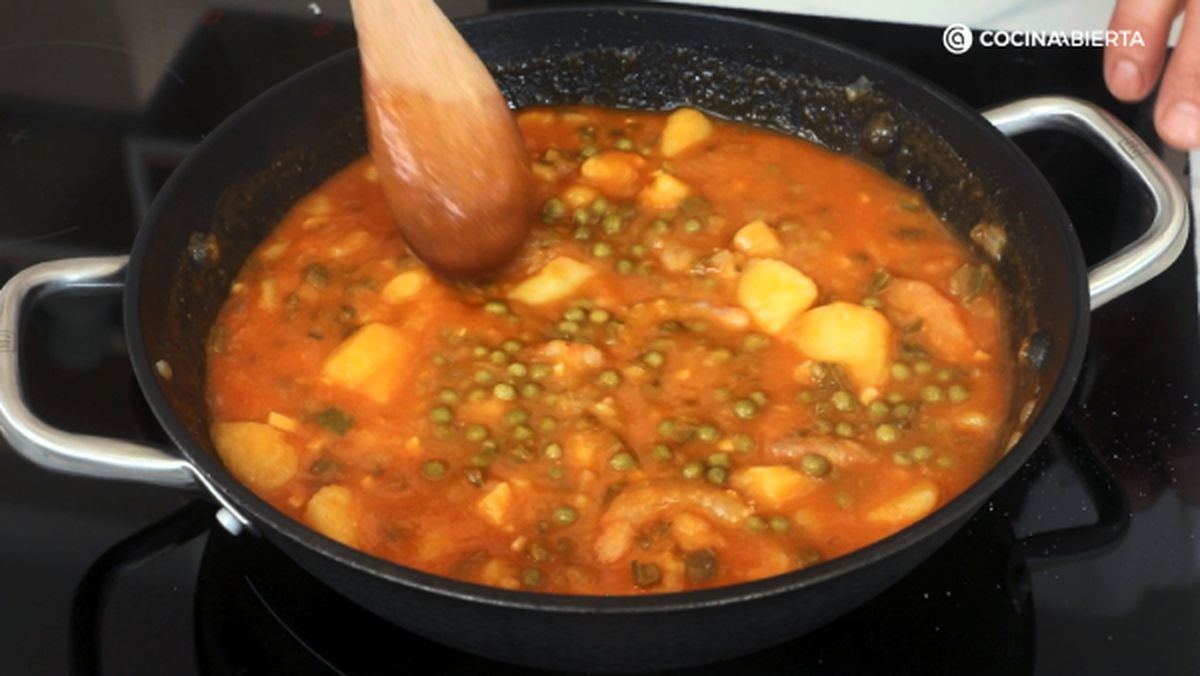 receta patatas a la marinera paso 3
