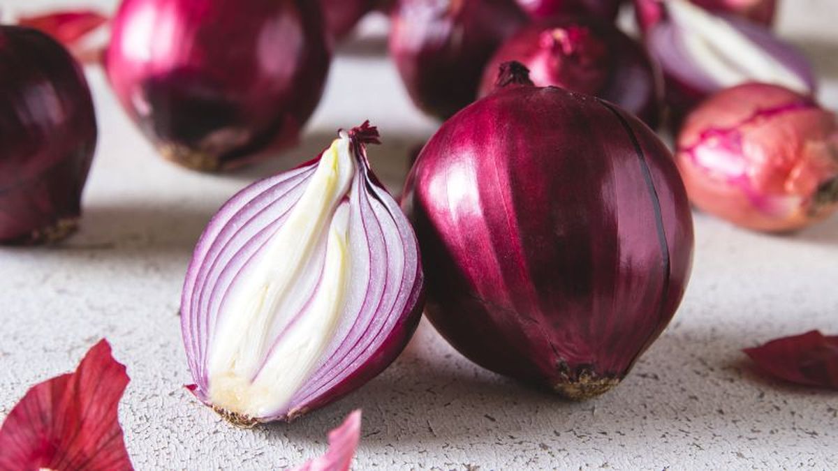 Cebollas moradas