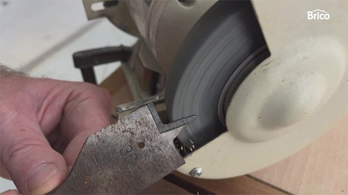 como afilar una broca de pala paso 4