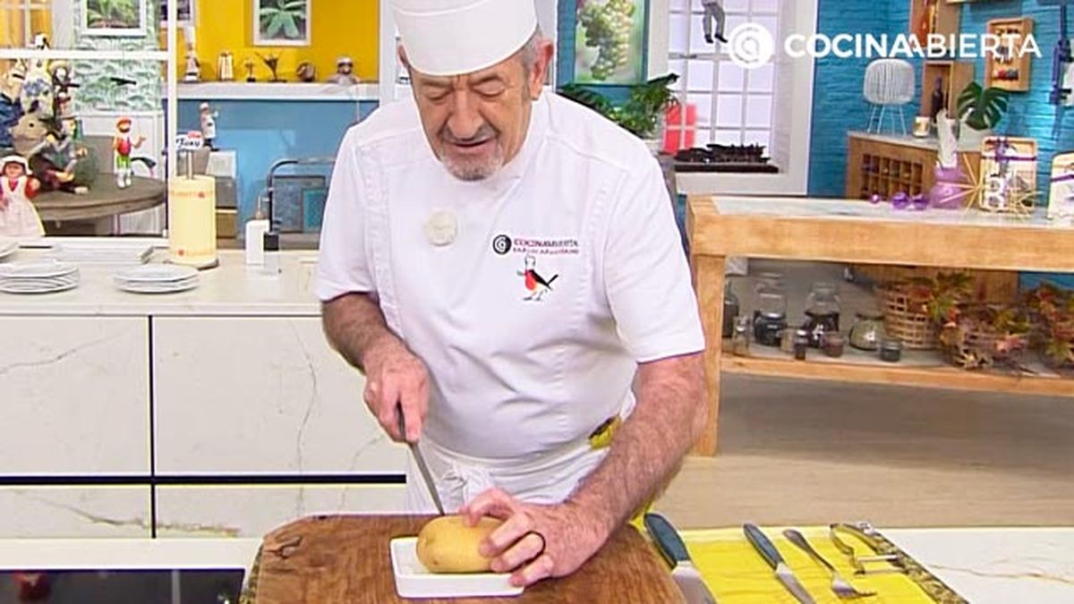 receta patatas hasselback karlos arguinano truco corte