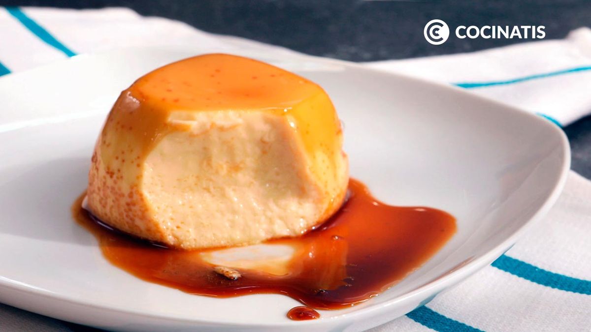Flan de huevo en el microondas
