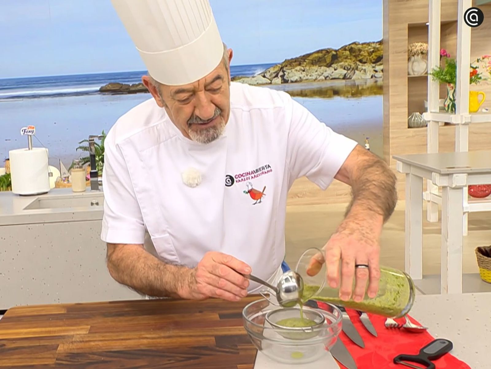 Salsa de cilantro, receta de Karlos Arguiñano