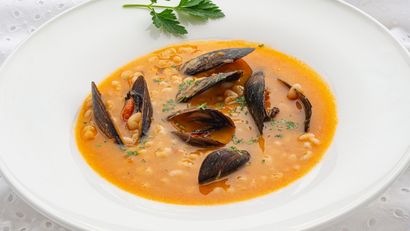 Alubia blanca con mejillones, receta de Karlos Arguiñano