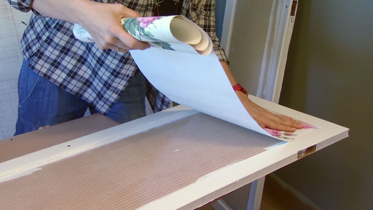 Dormitorio de estilo natural en verde y blanco paso 4