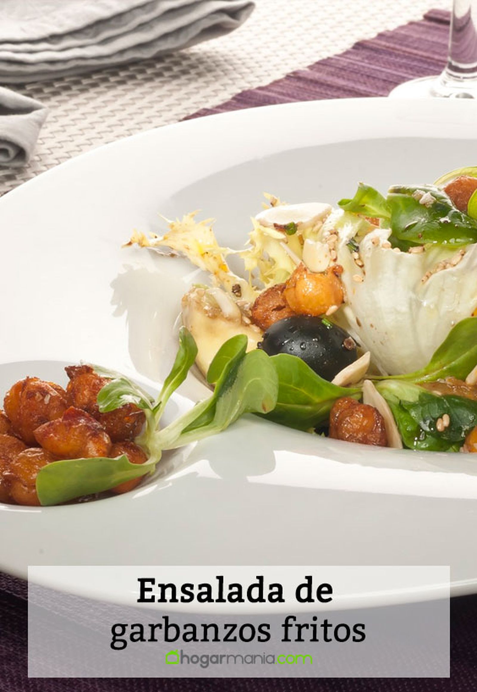 ensalada garbanzos fritos pin ensalada garbanzos fritos pin