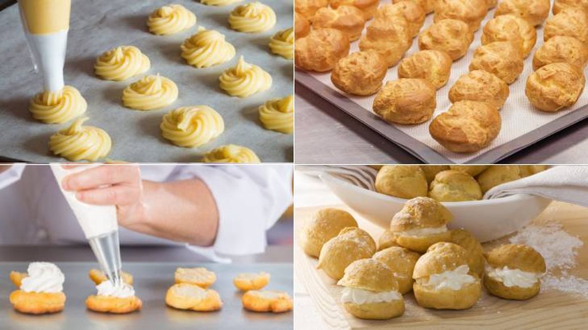 como hacer lionesas rellenas de nata receta pasos