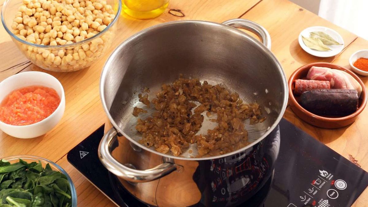 Potaje de garbanzos   Paso 2