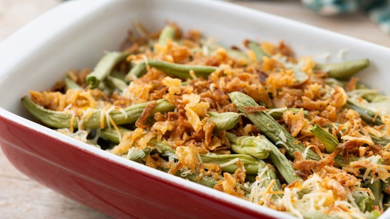 Cazuela de judías verdes para el Día de Acción de Gracias