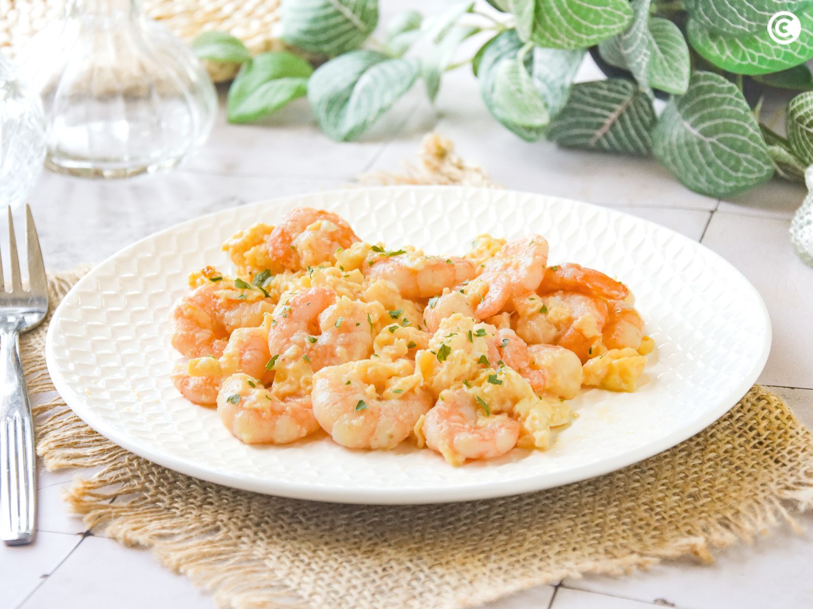 Receta de revuelto de gambas