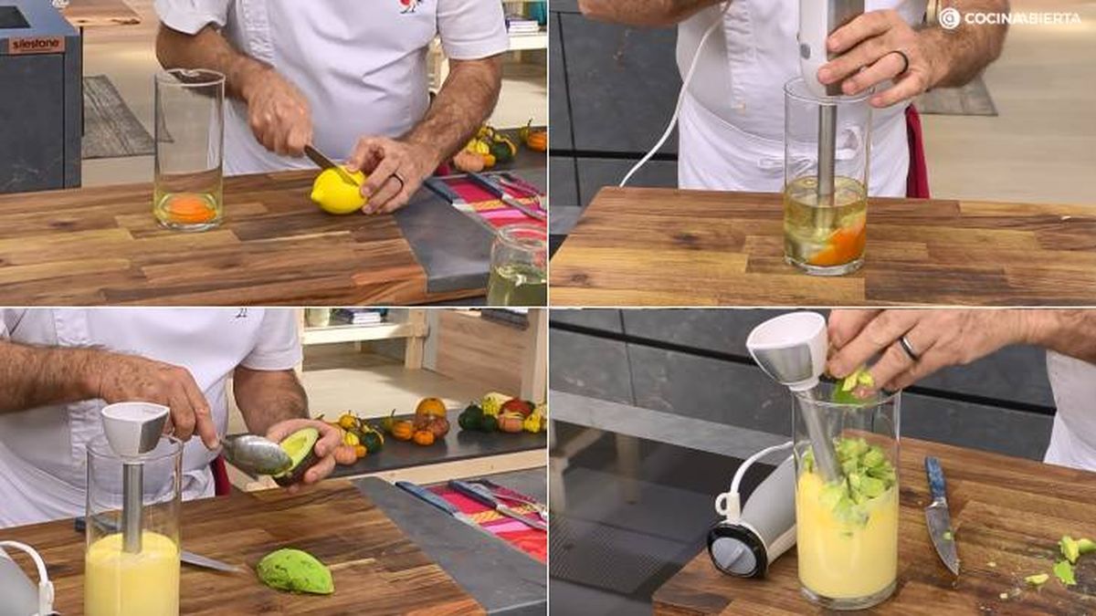 mayonesa aguacate pasos