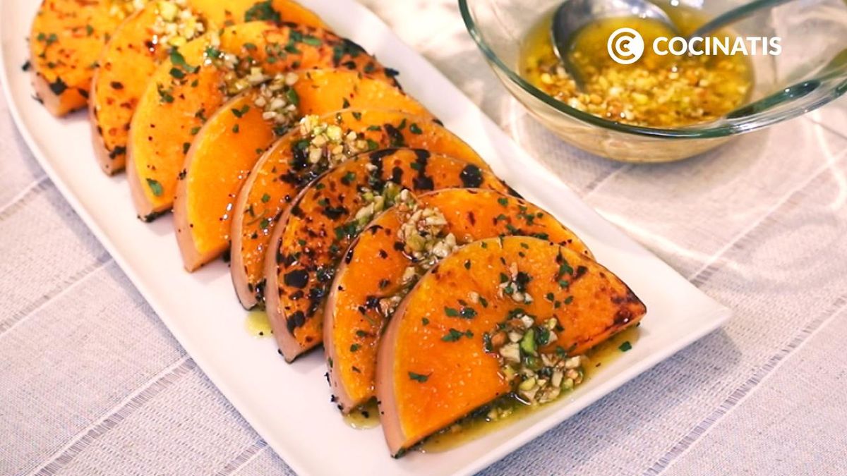 receta de calabaza a la plancha