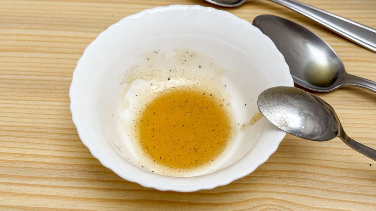 Aliño casero para carpaccio de calabacín