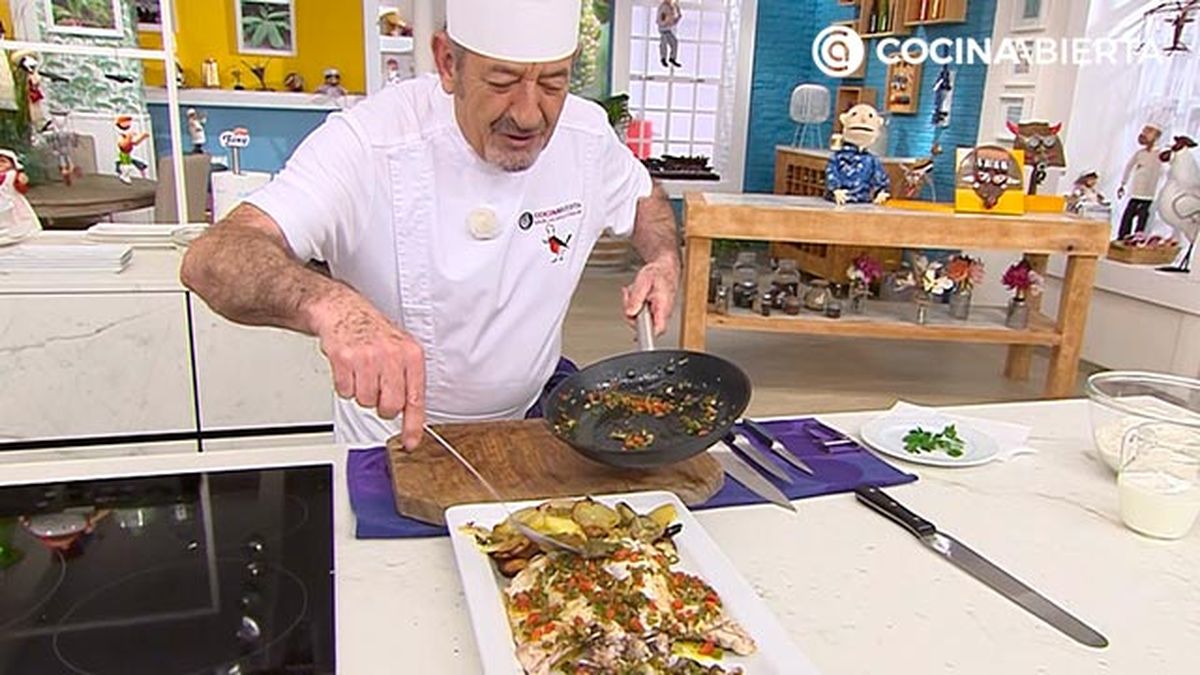 cogote de merluza al horno con patatas y vinagre caliente receta joseba arginano karl67370321 paso4