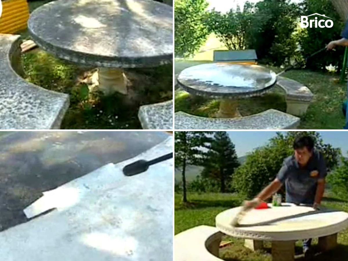 Pasos para limpiar muebles de piedra