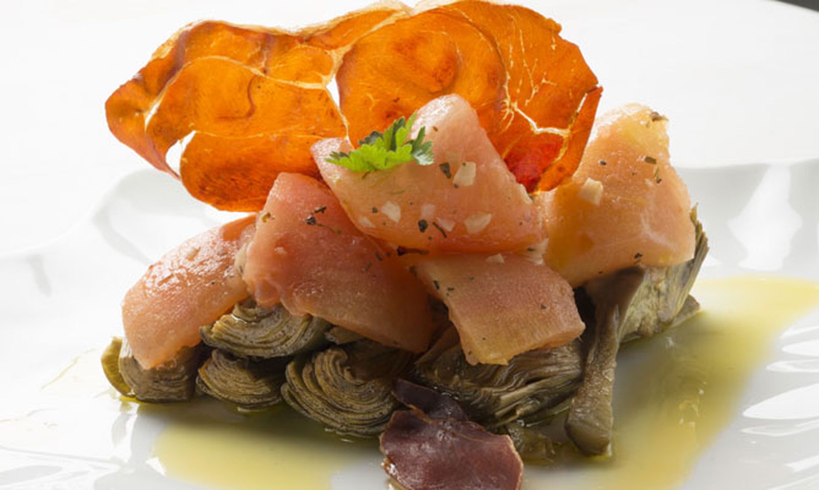 alcachofas jamon v