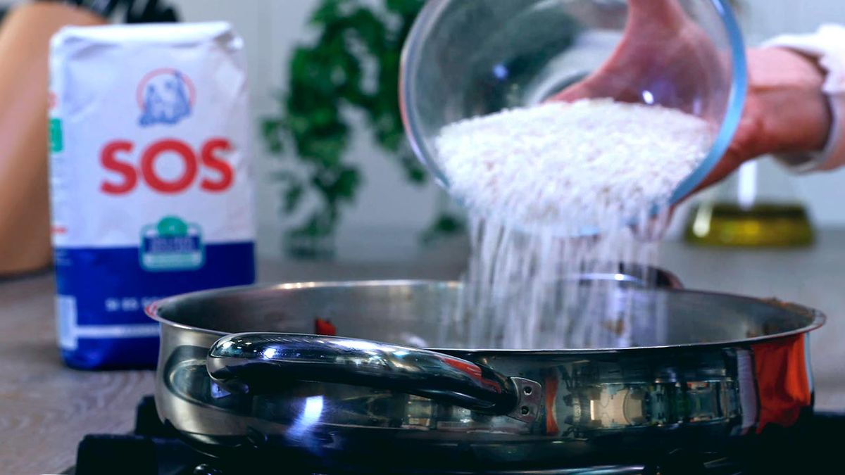 Receta de arroz con bacalao  paso 6