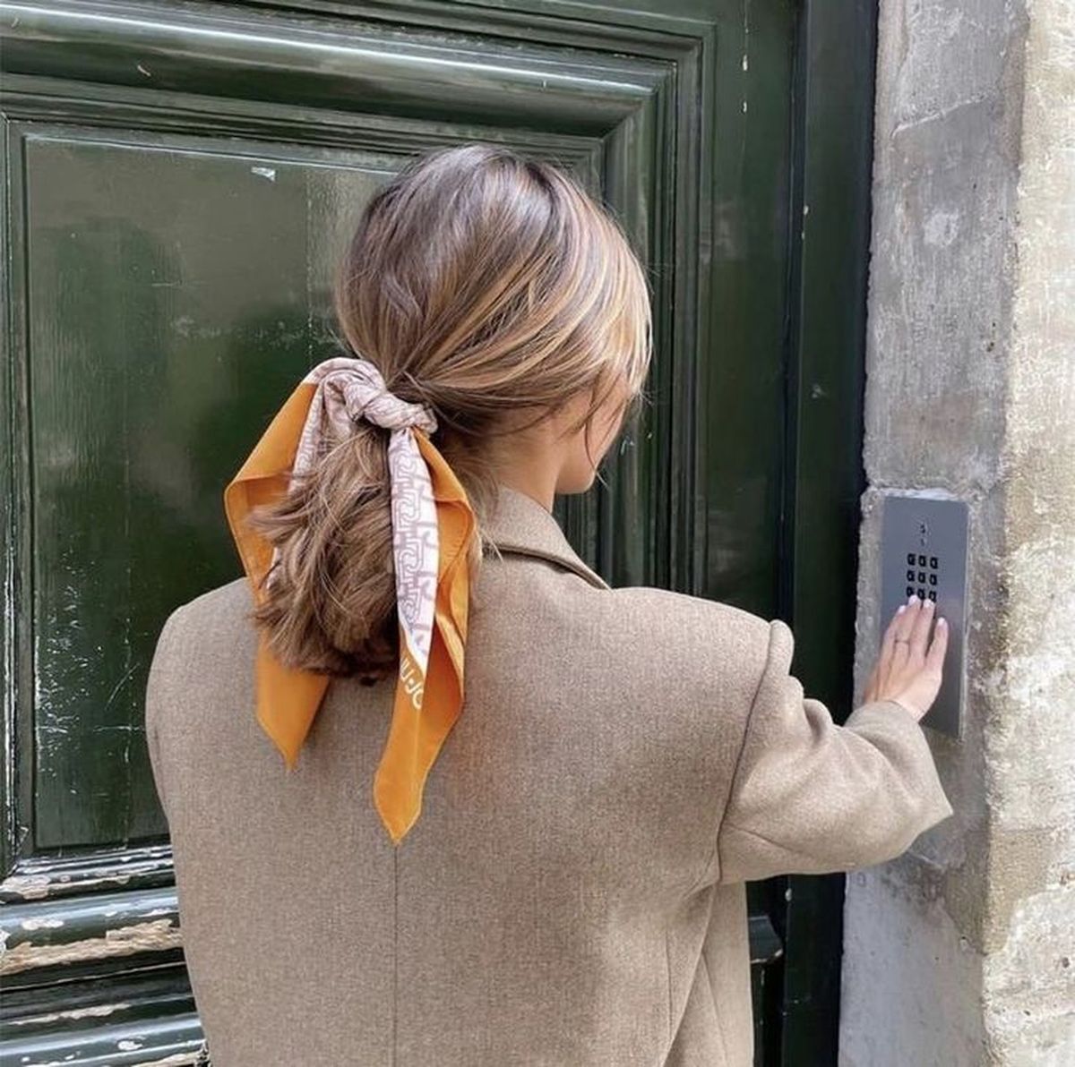 Coletero con pañuelo.