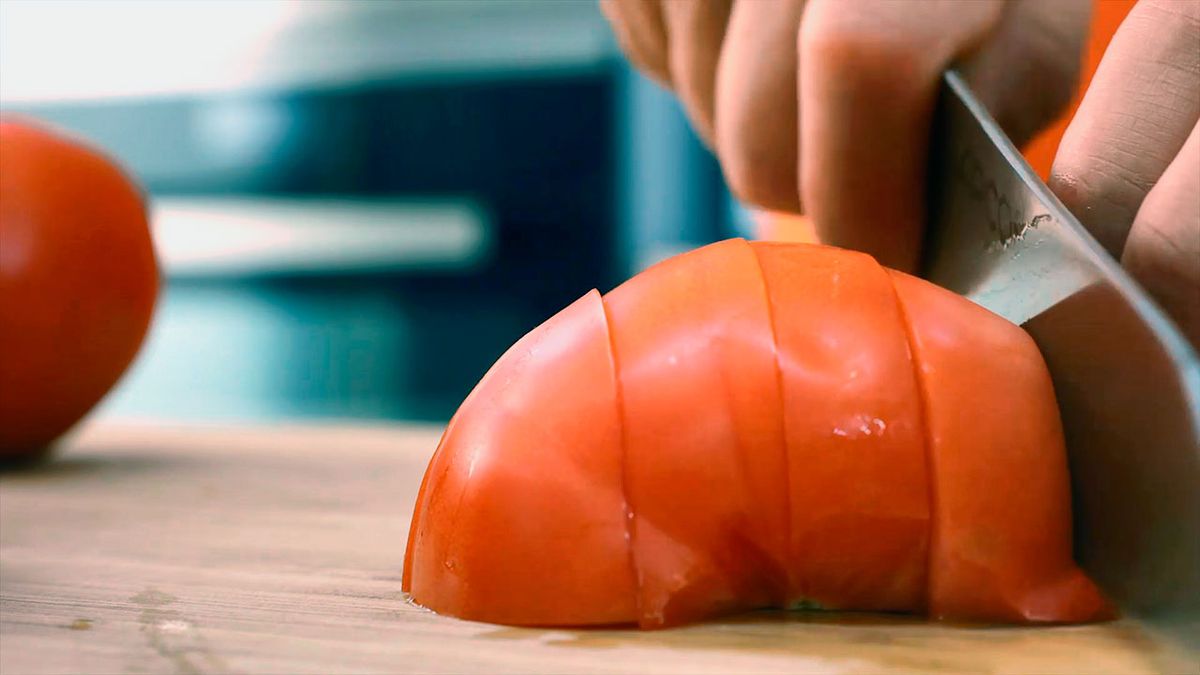 Cómo hacer tomate frito casero  paso 1