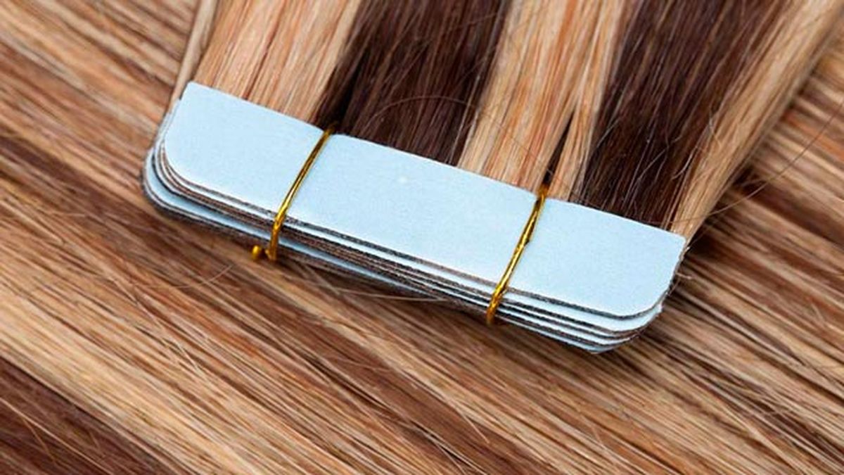 extensiones adhesivas cabello natural precio