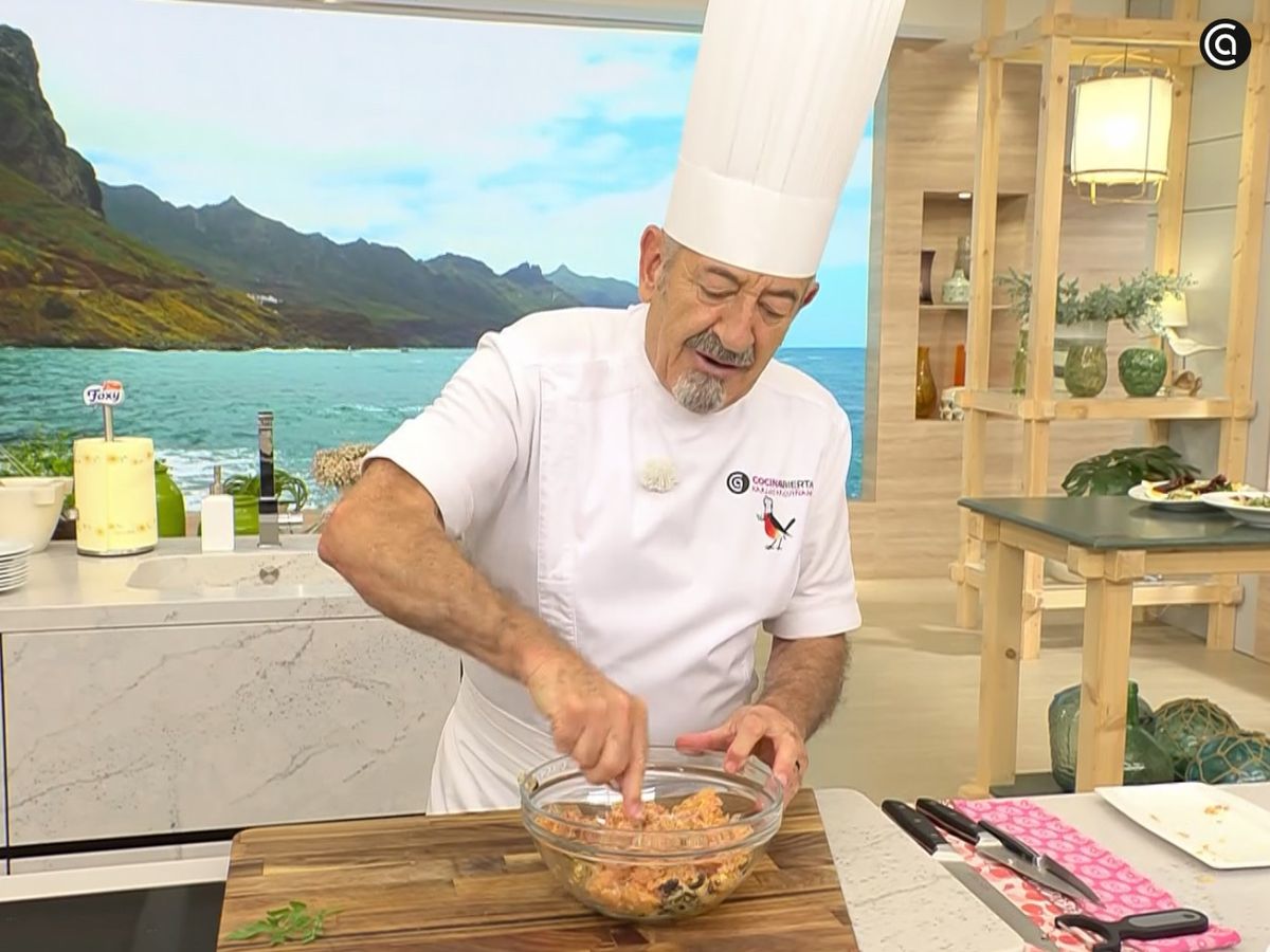 Hamburguesa de pollo con aros de cebolla - paso 1