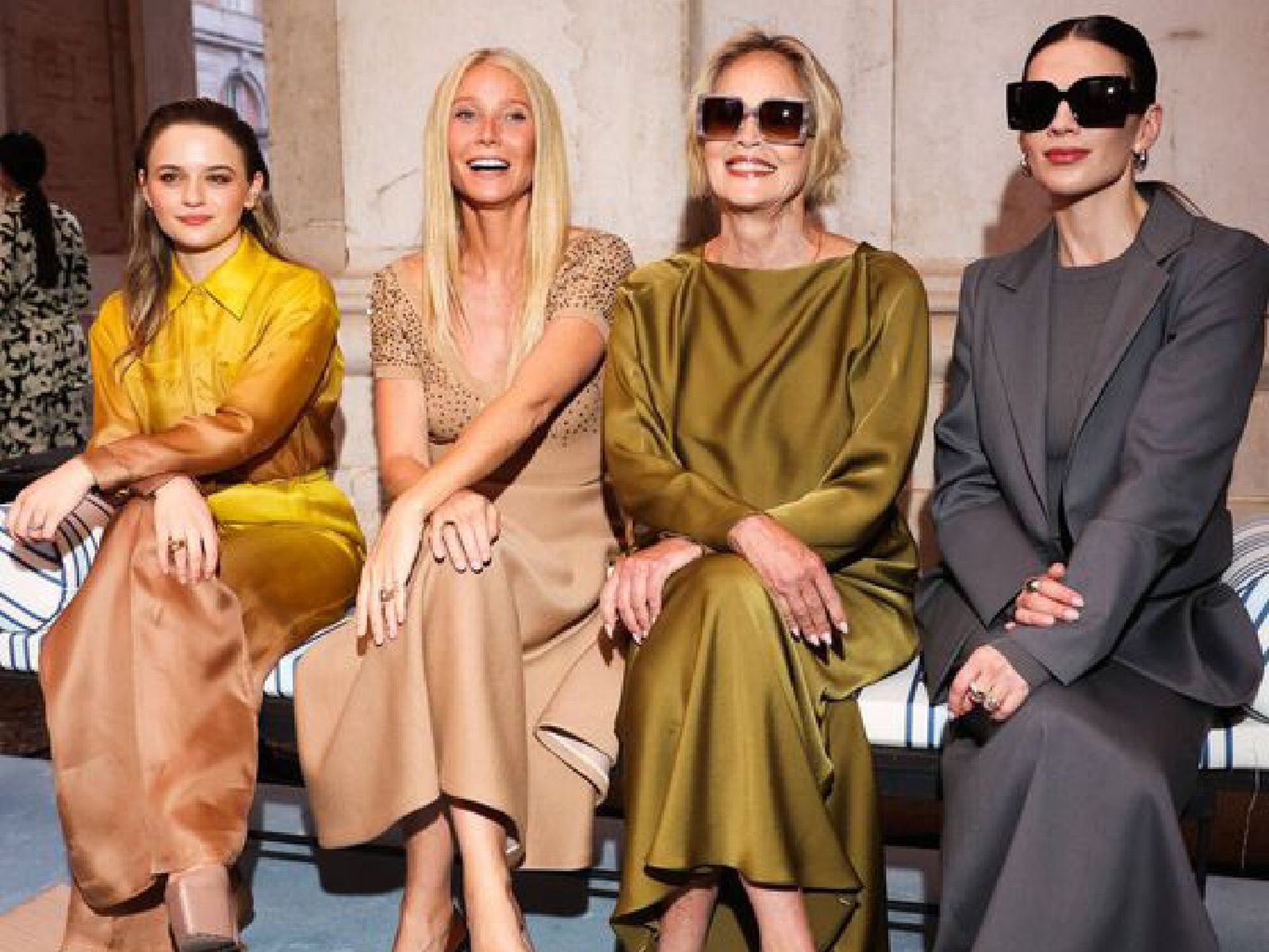 Front row del desfile de la Colección Crucero 2026 de Max Mara
