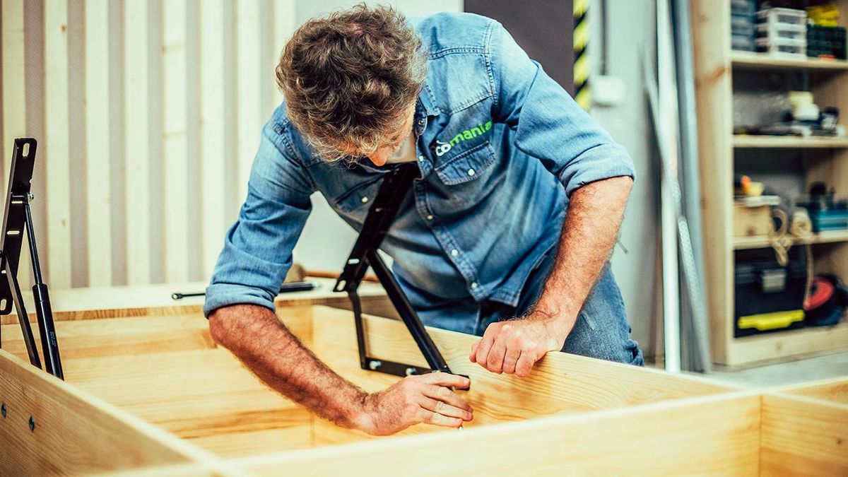 Cómo hacer una cama con canapé paso 9