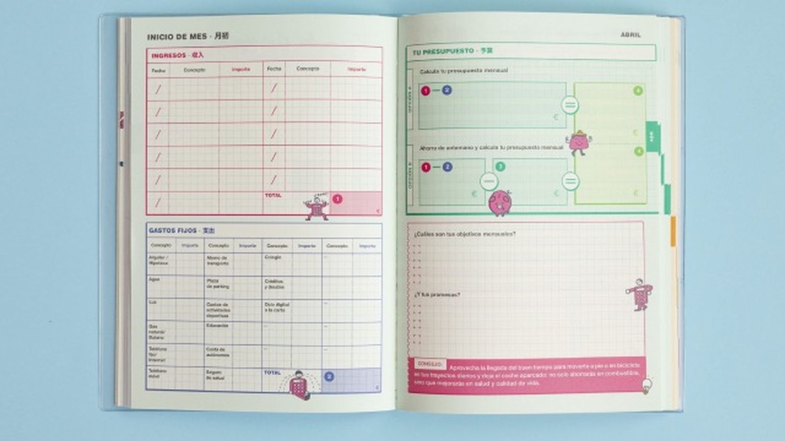 libro de cuentas kakebo