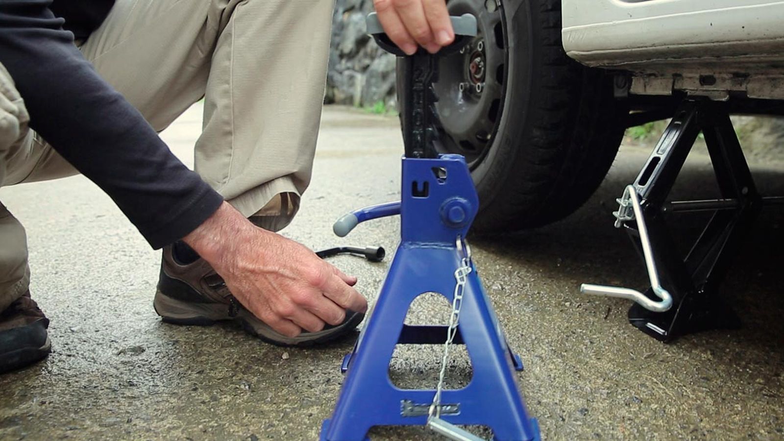 Cómo utilizar un caballete con cremallera paso 4 Cómo utilizar un caballete con cremallera paso 4