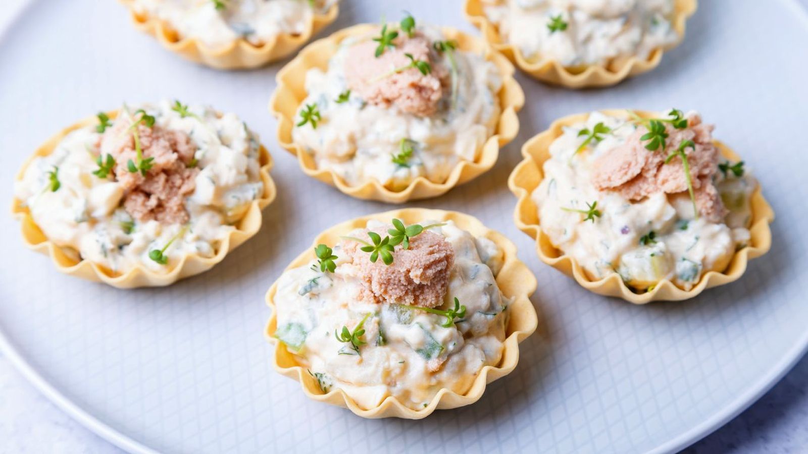 Tartaletas de ensaladilla