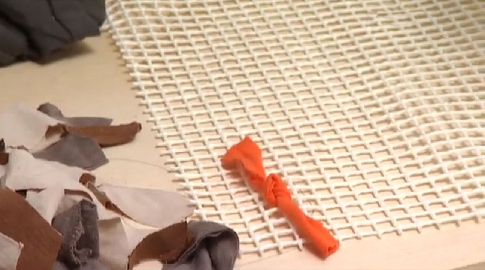 Cómo hacer una alfombra de baño paso 3 Cómo hacer una alfombra de baño paso 3