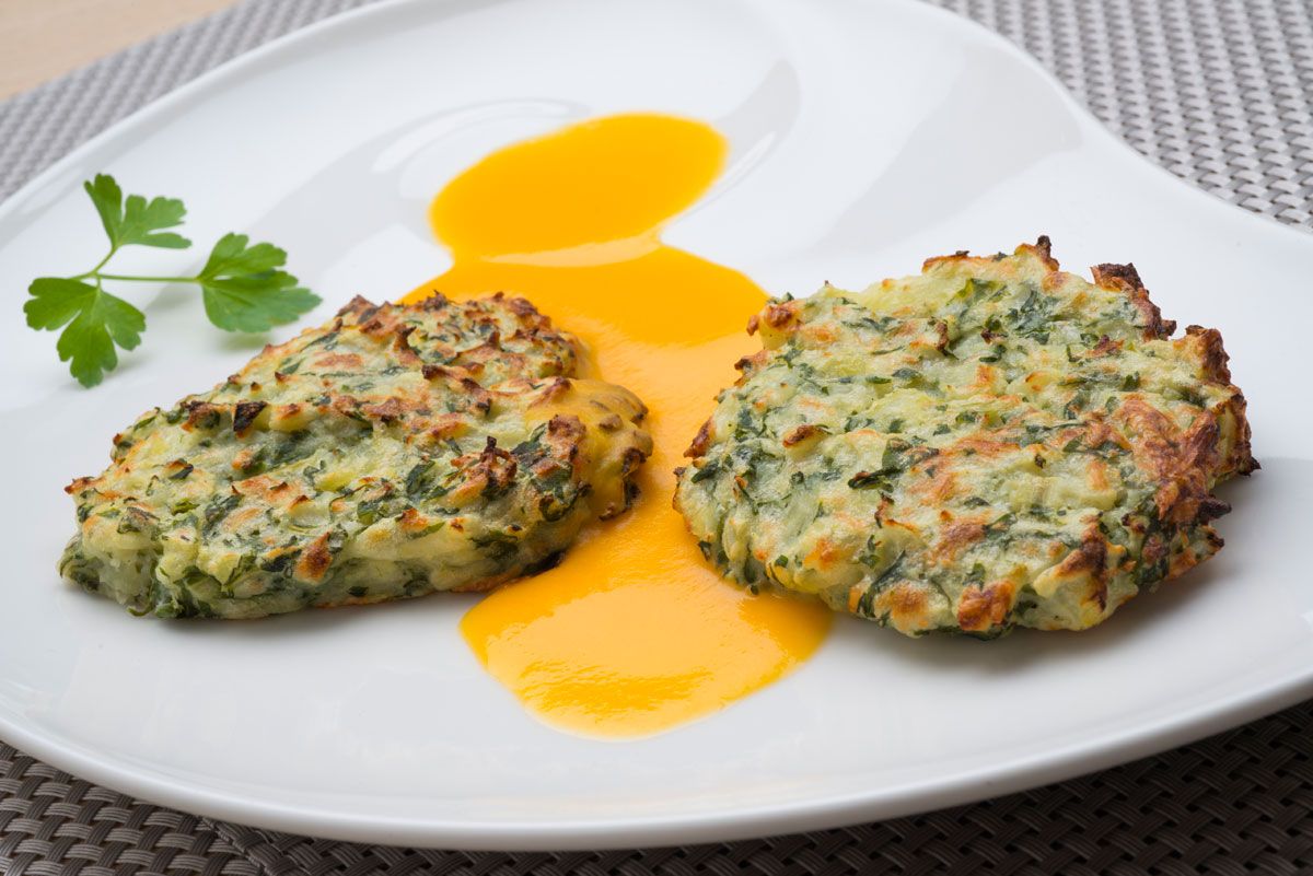 471 Tortitas de acelgas y queso con salsa de calabaza (5086) xl