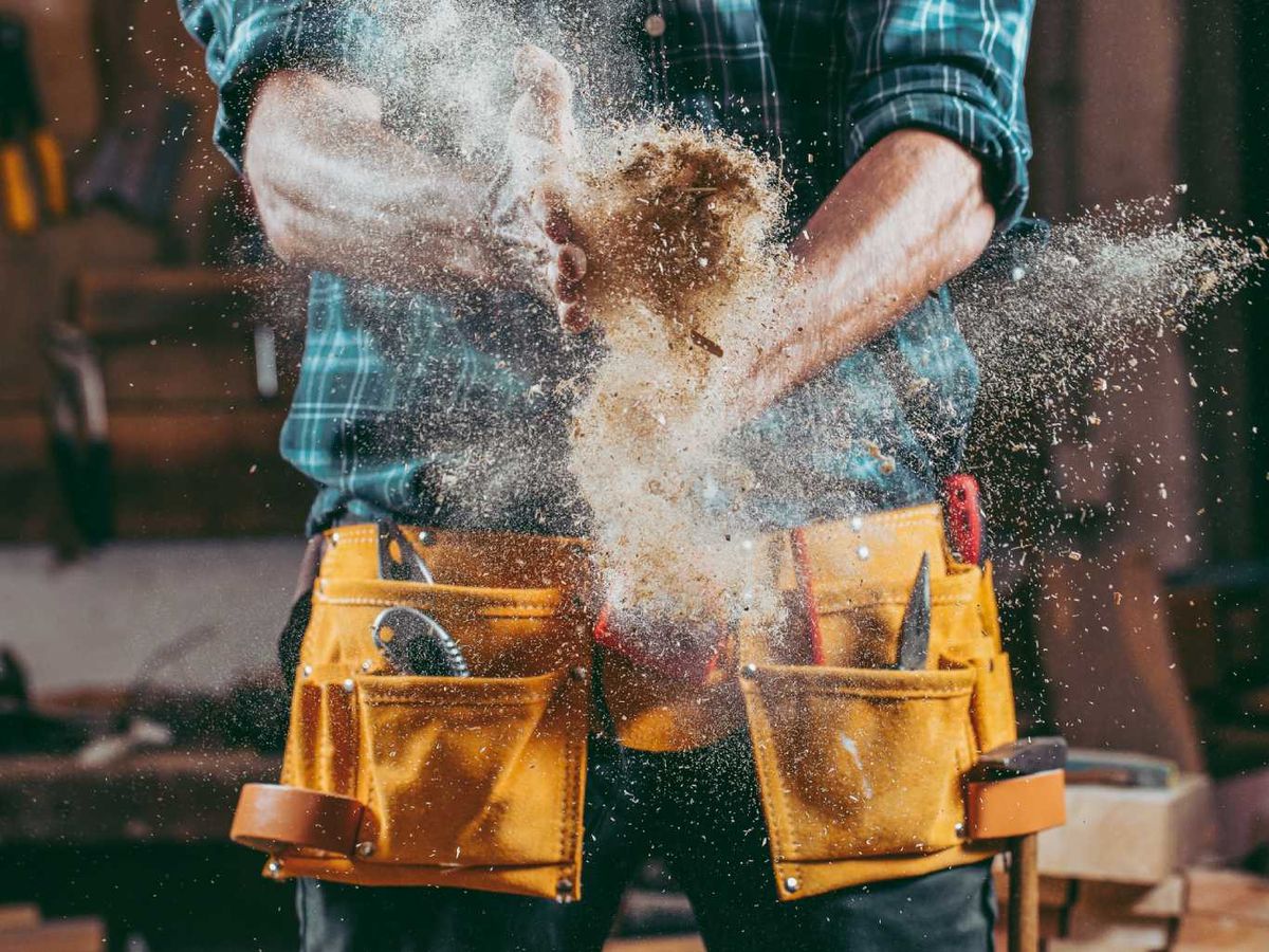 Limpia en profundidad el taller de bricolaje.