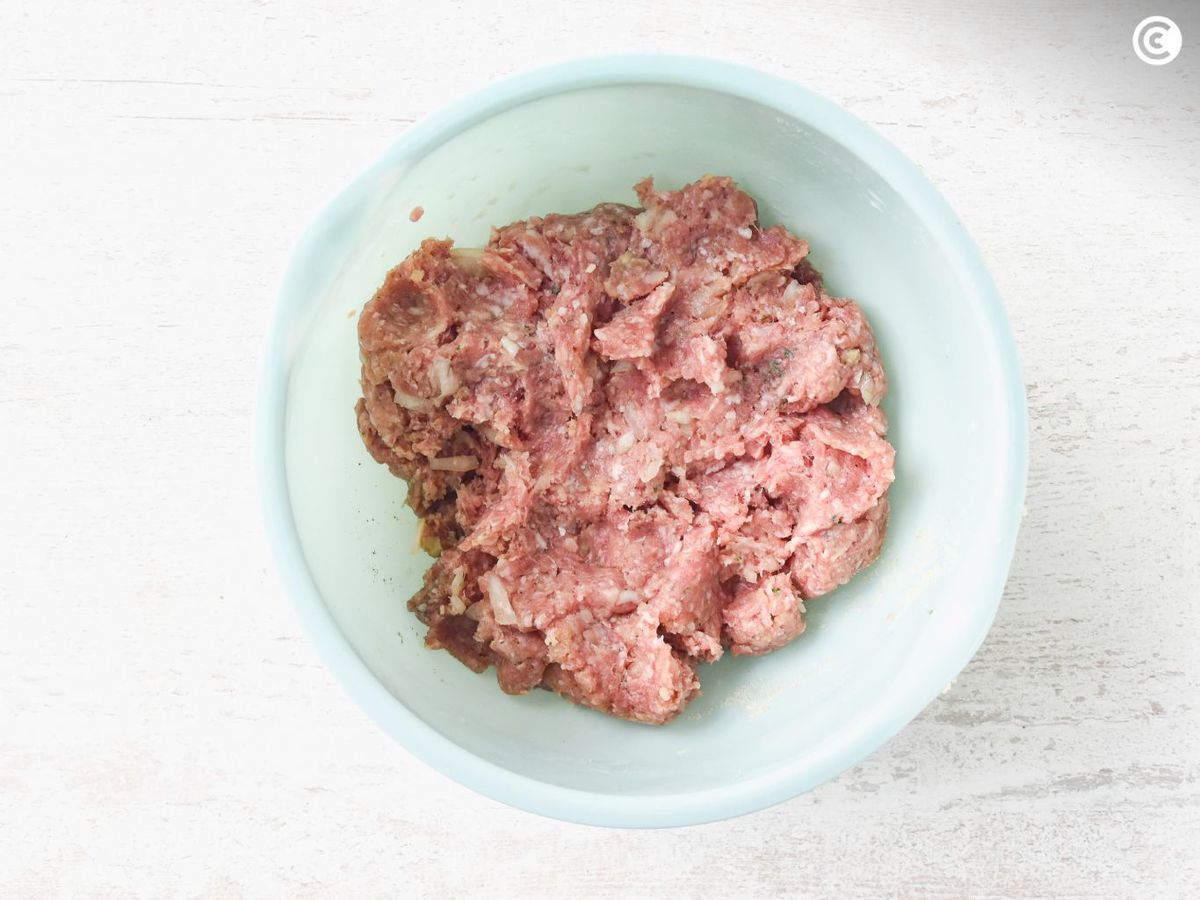 Masa para frikadellen alemanas