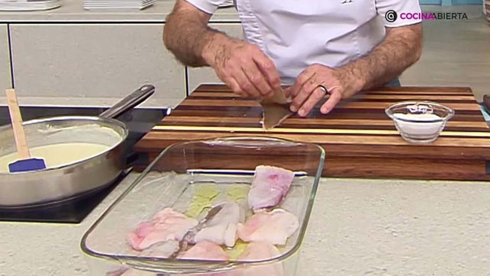 receta gallo salsa pimienta verde ka paso 7