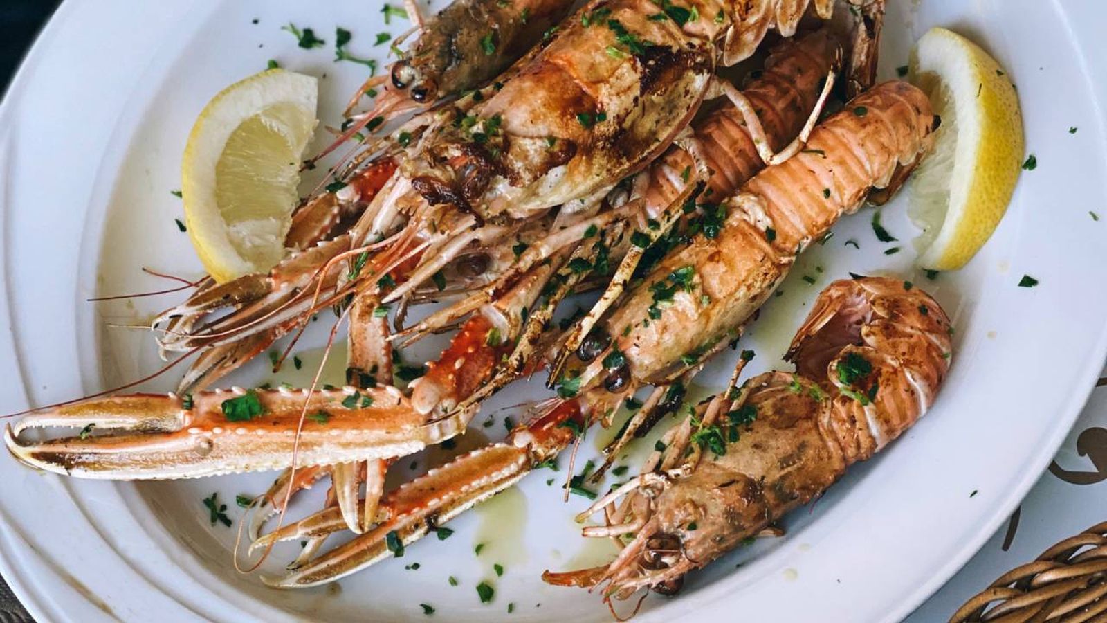 cigalas al horno
