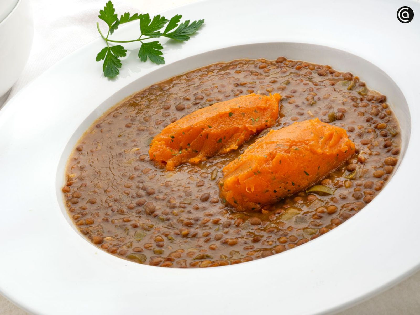 Lentejas con boniato, receta de Karlos Arguiñano