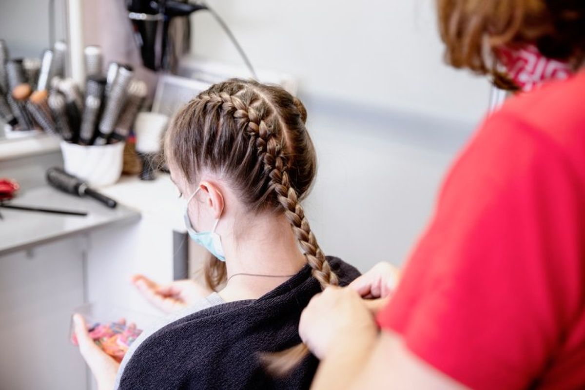 Las trenzas de boxeadora, se trenzan hacia dentro