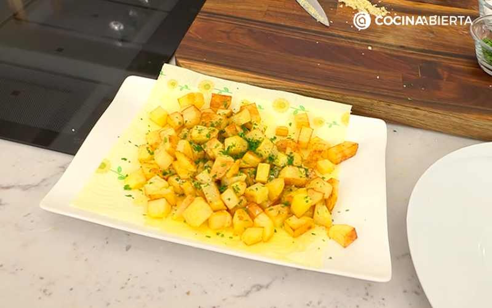 Fríe las patatas